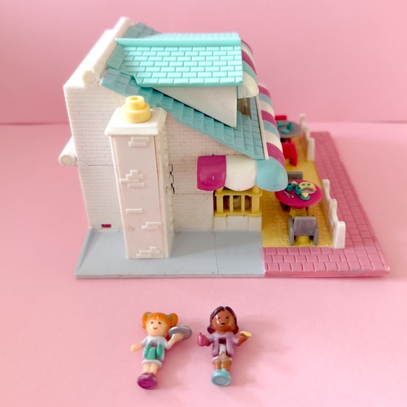 1993 Vintage Polly Pocket - Pizzeria with 2 dolls - Picture 3 of 9